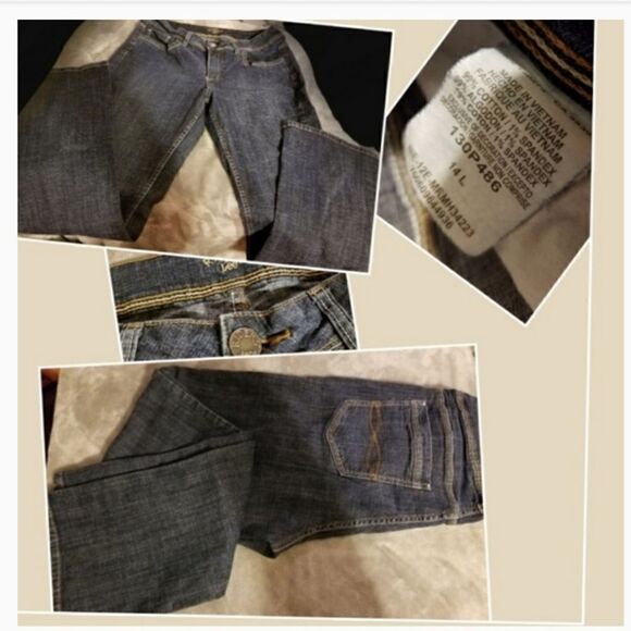 Ryder's by Lee jeans size 14 long boot cut - Picture 3 of 3